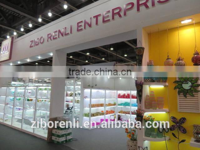 Teal Exotic Decoration Chinese Copper Cash Mosaic Tall Large Decorative Floor Vases