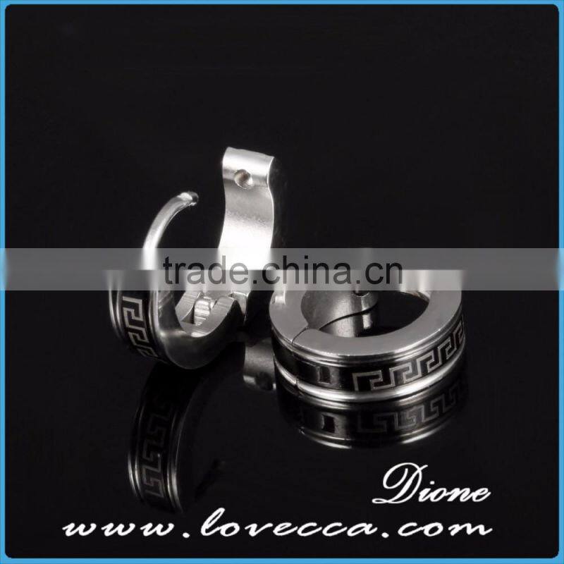 Stainless steel earrings jewelry wholesale hoop earring silver