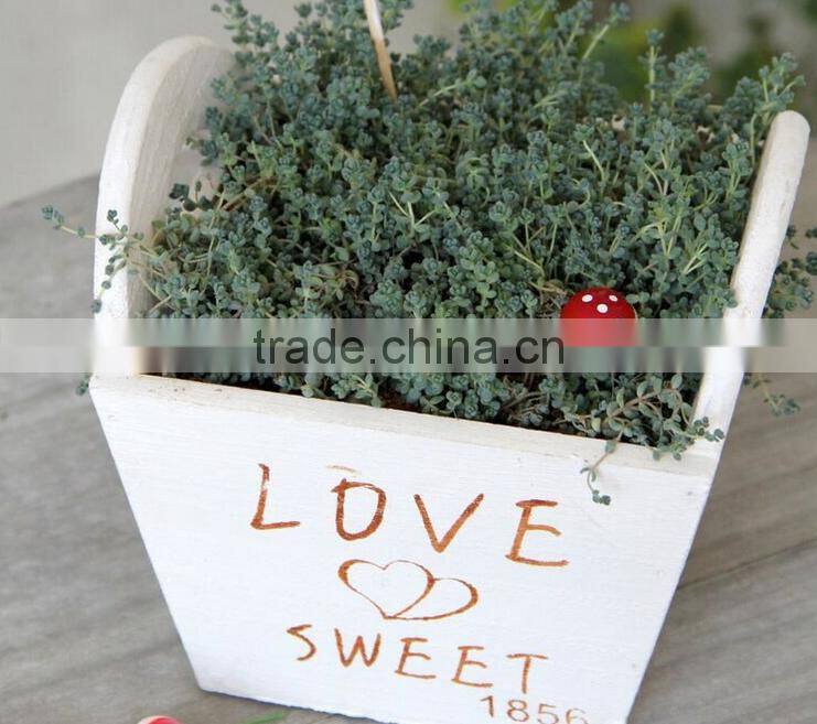 2017 wooden flower pot wooden pot wooden design garden flower pot