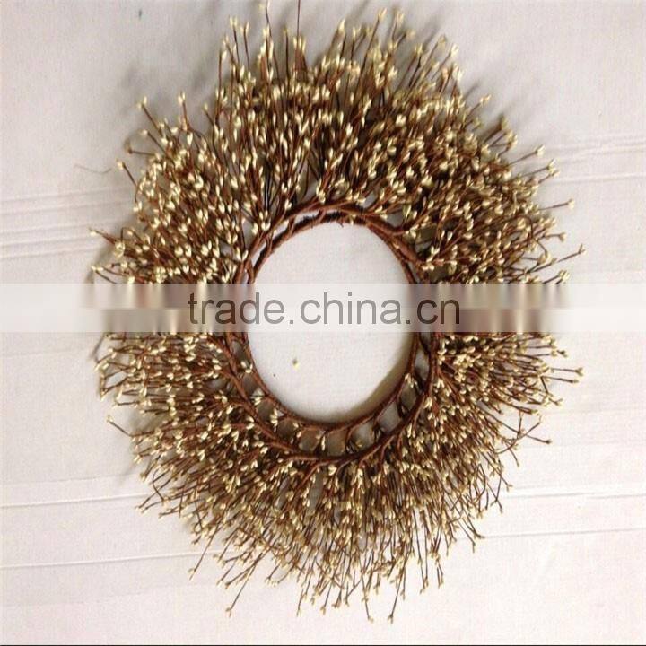 Factory direct sales Christmas candle garland decorative wreath