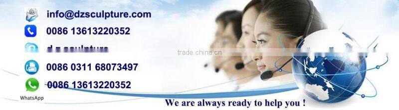 Large size metal skull decoration stainless steel sculptures