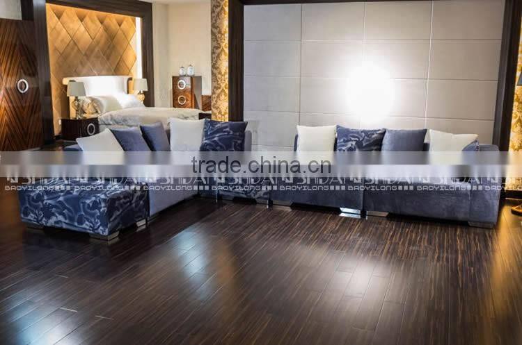 New Model Blue Color Big Corner Sofa Sectional G1105-RE