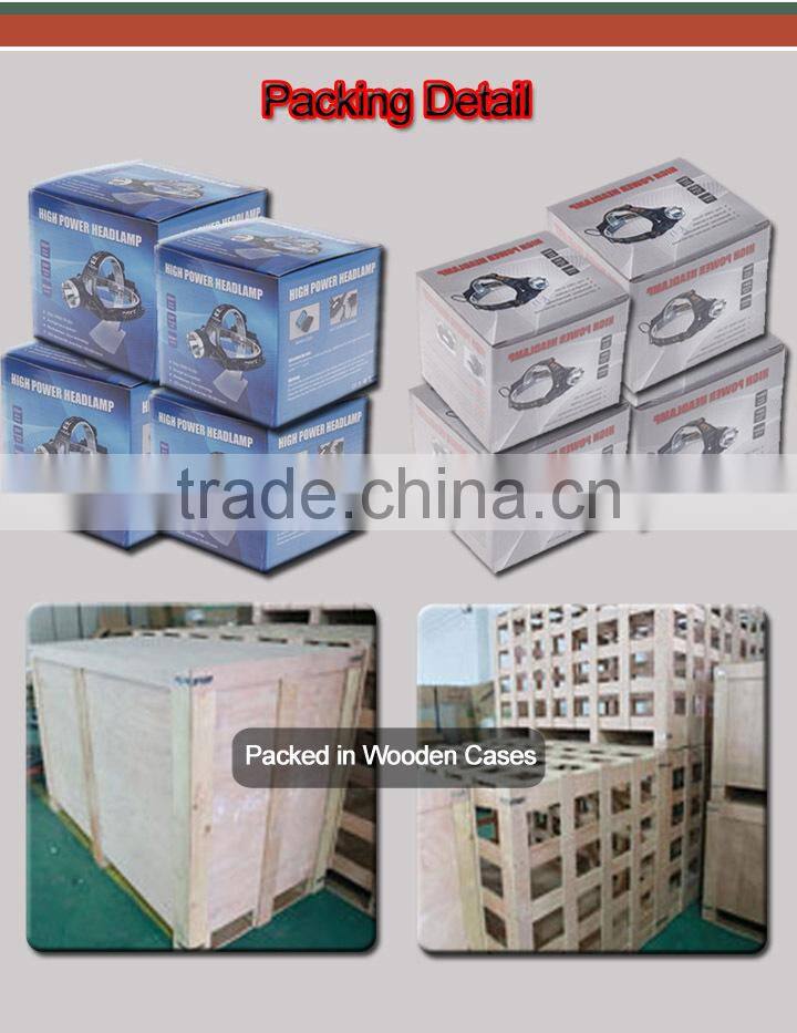 Outdoor Usage Best Rechargeable Led Powerful Headlamp for Hunting and Fishing