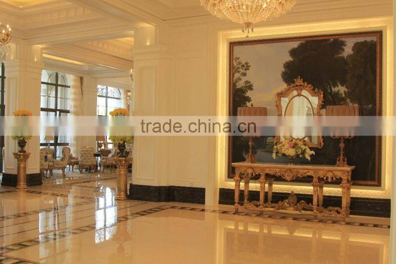 Hot Sales Hand-made Hallway Console Table And Framed Mirror