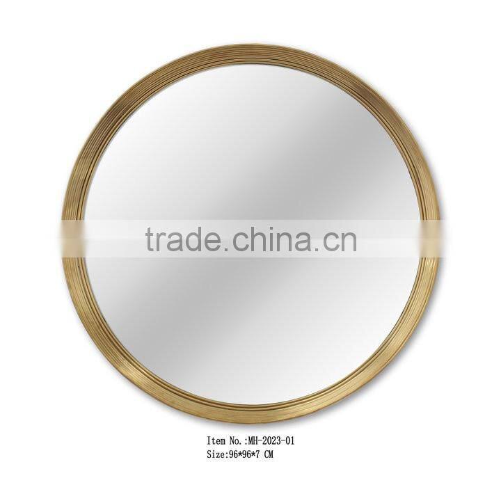 Iron round framed mirror for home decor MH-2042-01