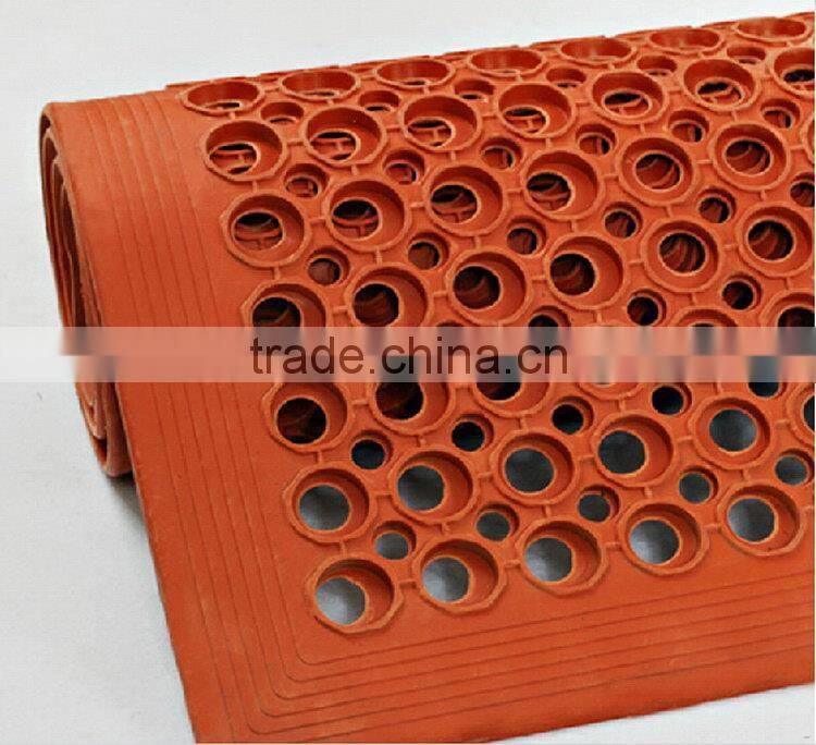 Low price high density insulation rubber flooring mat