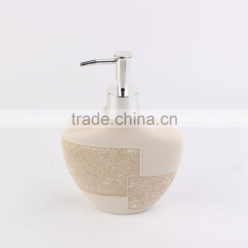 Cream-colored elegant hand-painted ceramic bathroom accessories home decoration