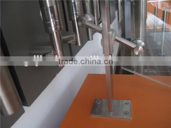 Stainless Steel Project Balustrade With Special Glass Spider