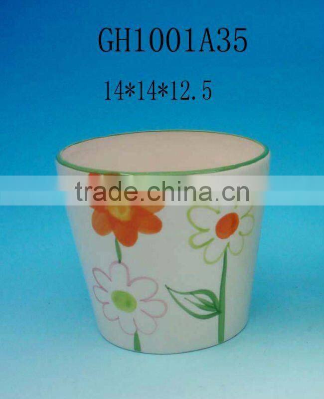 HANDPAINTING CERAMIC FLOWER POTS CERAMIC HOME DECORATION