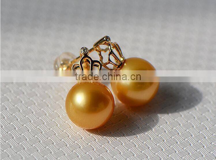 charms 9-10 mm south sea pearl jewelry earrings