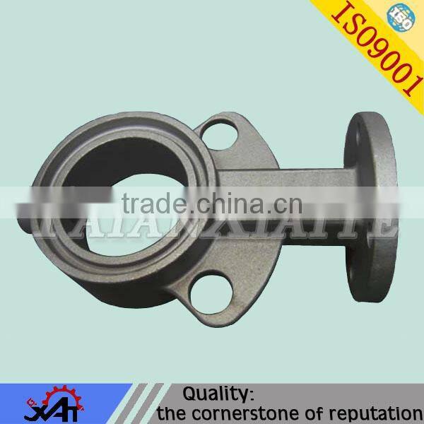 cast steel valve body/valve parts castingsodium silicate-bonded sand casting is used for pipeline valves