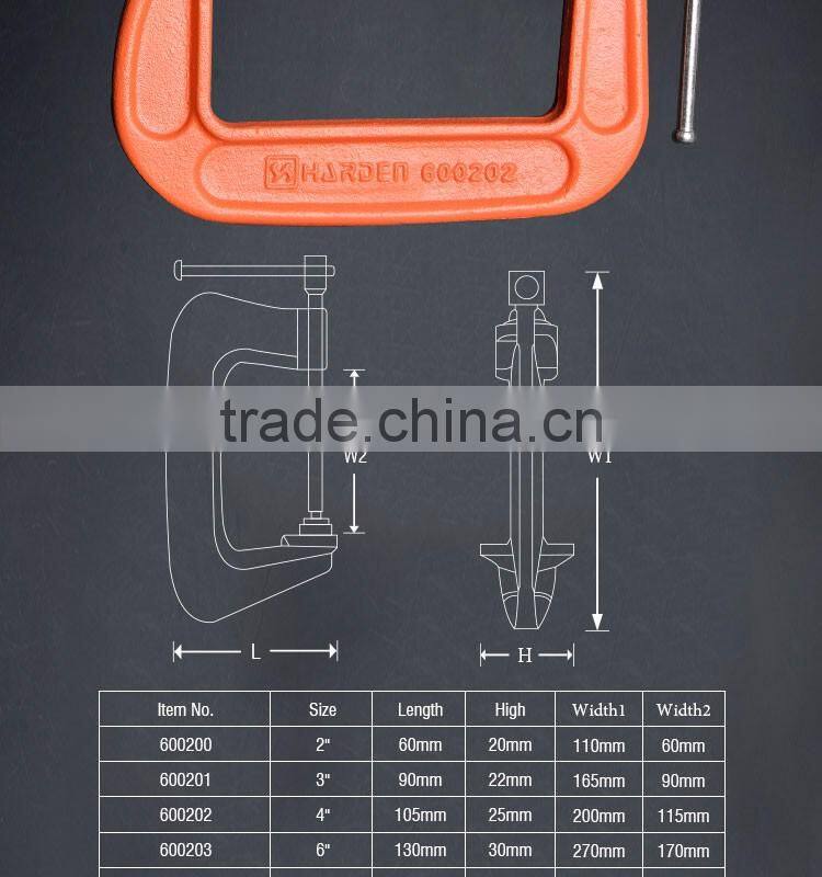 Professional 3" Alloy Steel G Clamp