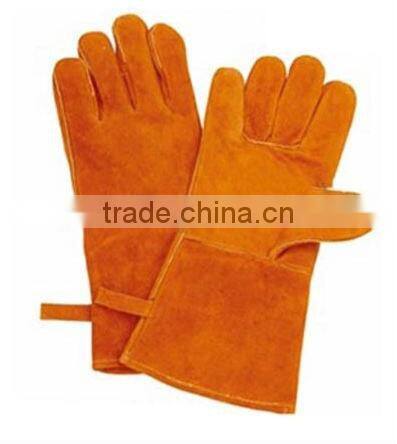 Guangzhou Orange Cow Split Welding Leather Working Gloves