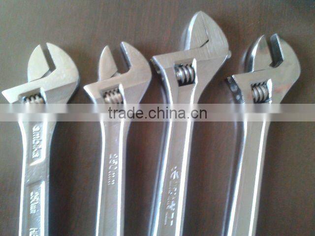 12"*300mm chrome plating Adjustable Wrench set