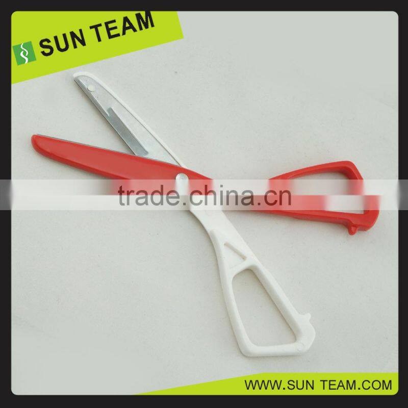 SC044 5-1/4" Professional double color handle paper cutting student scissors craft scissor