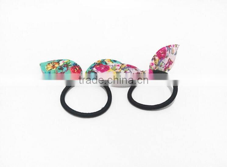 Rabbit ear hair ring kids bows hair ring hair accessories Factory wholesale