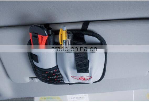 Classic Smart Car Sun Visor Organiser Storage Pen Card Items and Tidy Bag