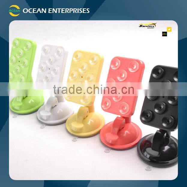 360 Rotation Windshield Silica Phone Holder with Strong Sticker for iPhone 6 , 6+ , 5s , Samsung Galaxy Note 4 , 3