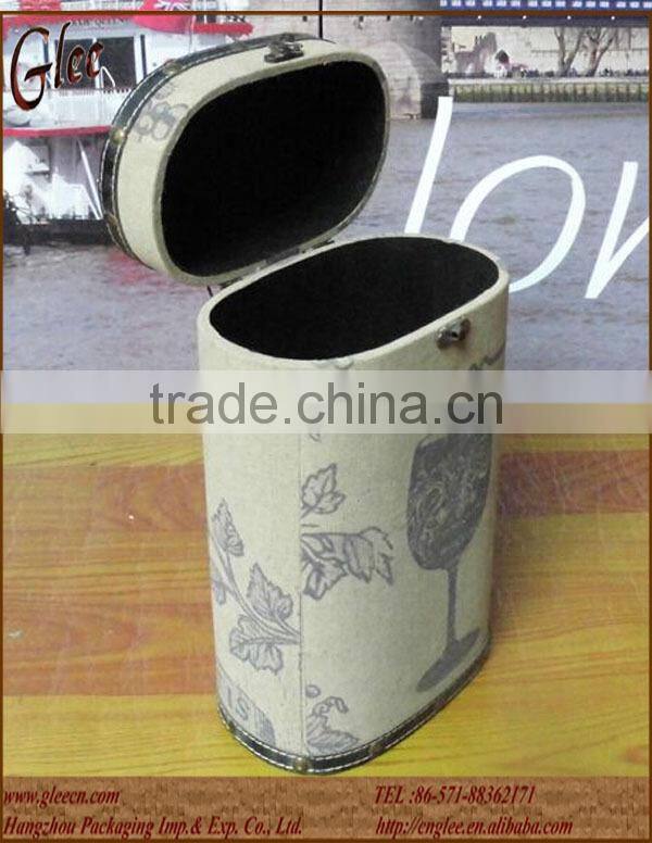large antique wooden wine bottle holder