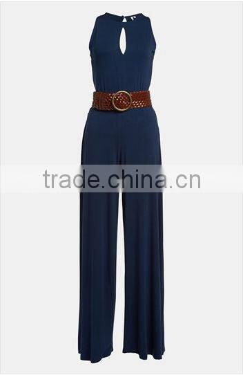 OEM 2013 new fishion Slit Back Jersey Jumpsuit from guangzhou