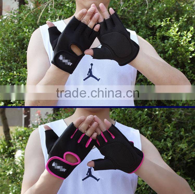 wholesale fitness riding outwork half finger gloves