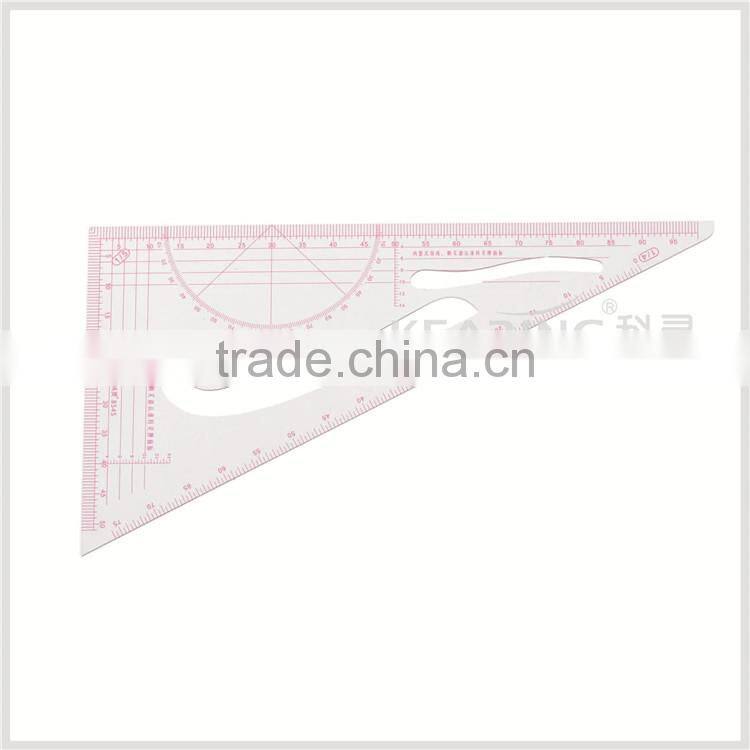 Kearing sanwich line triangular scale rulers 1:4 & 1:5 scale for fashion design, high quality ruler for sewing market #8545