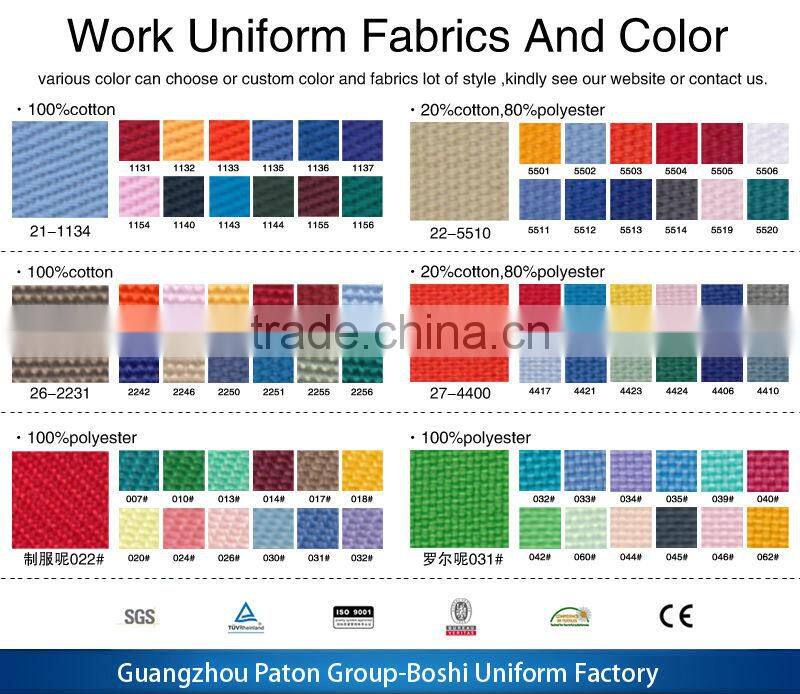 summer short sleeve work uniforms/work shirt