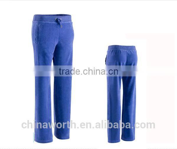 custom lady velvet pants, colorful yoga pants