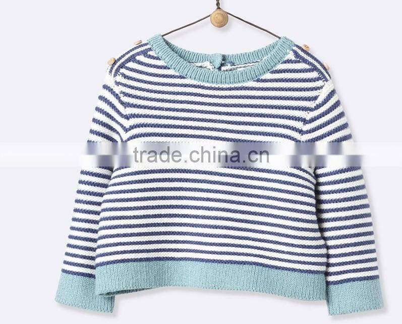 High Quality Stripe baby sweater ,baby knitwear,baby sweater design,baby toddler sweater(BKNB02)