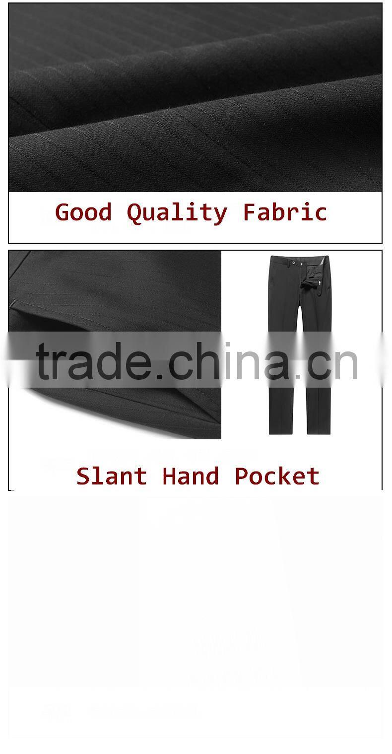 Casual Mens Formal Smooth Business Black 2-Button Suits