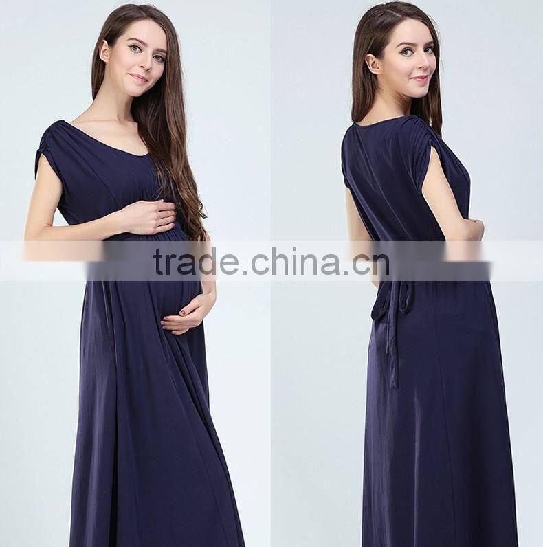 MamaLove Europe long Maternity Clothes Maternity dress Breastfeeding Dresses Maxi Nursing Dresses