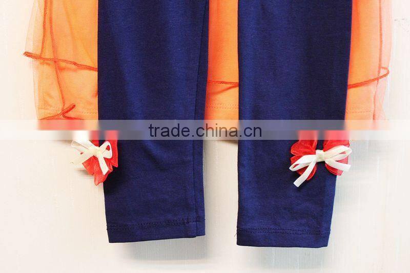 Hot Sale Children Girls Dress Set Knitted Summer 2Pcs Dress Set