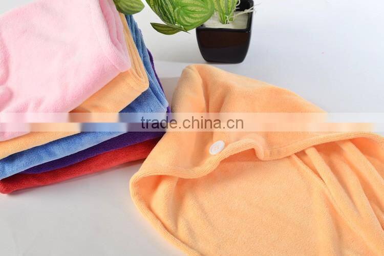 Super absorbent microfiber hair shaft grinding hair towel Thickening of dry hair shower cap