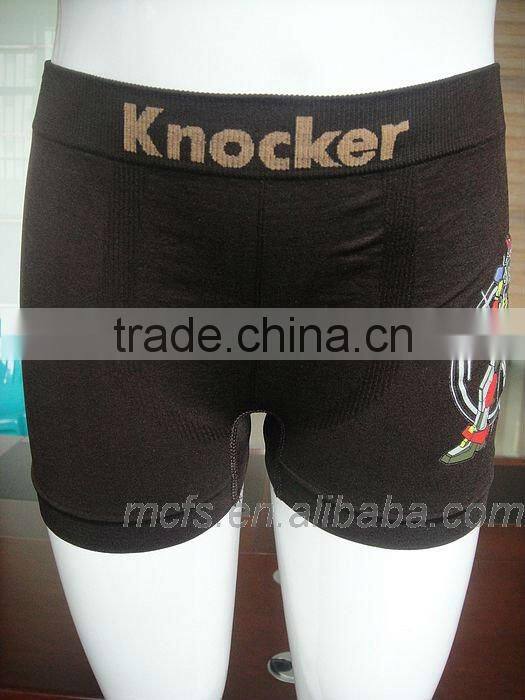 Seamless kid's underwear boxer shorts china supplier