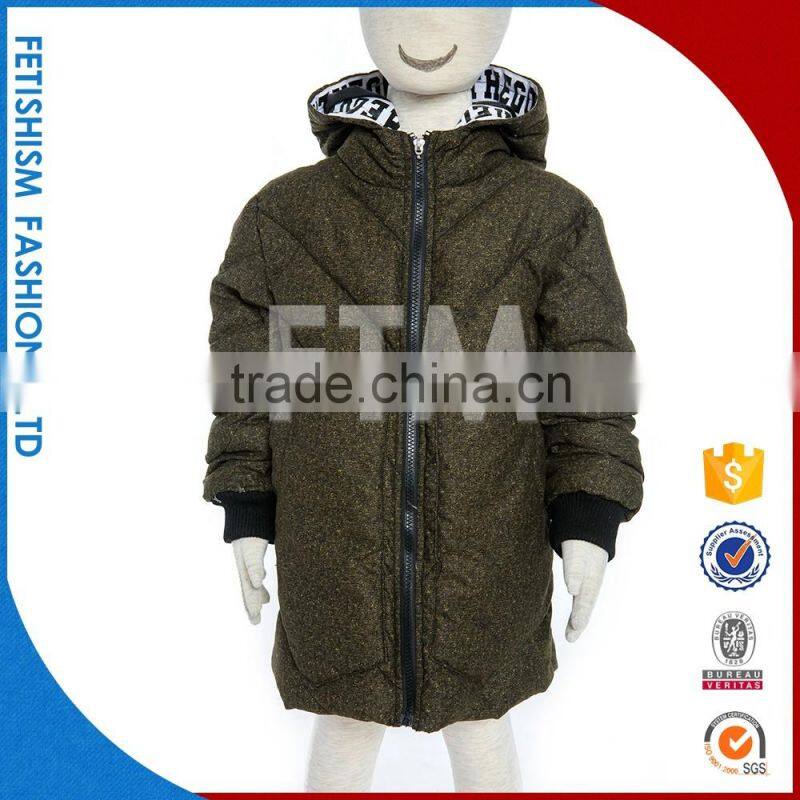 High quality brand new cotton kids boys winter coat