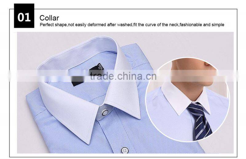 Men's Business slim fit long sleeve shirt of good quality (DSHM104)