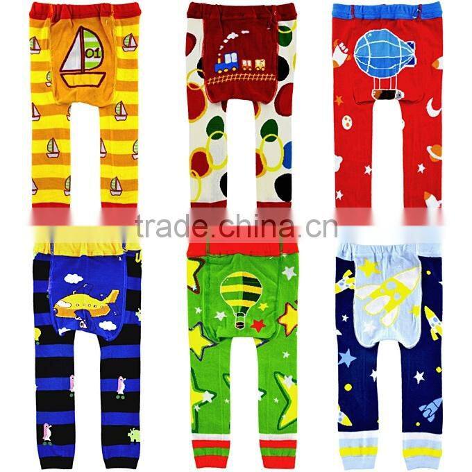Wholesale Newest Fashion Baby Girls And Boys PP Pants Cotton With Cute Cartoon Pattern Knit Children Leggings SC40822-13