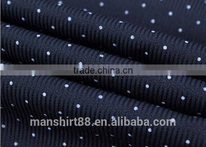 Decent fashion long sleeve contrast color custom slim fit shirt