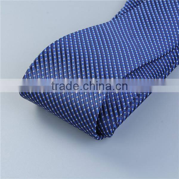 Polyester Necktie Navy Blue Dot Wholesale Necktie