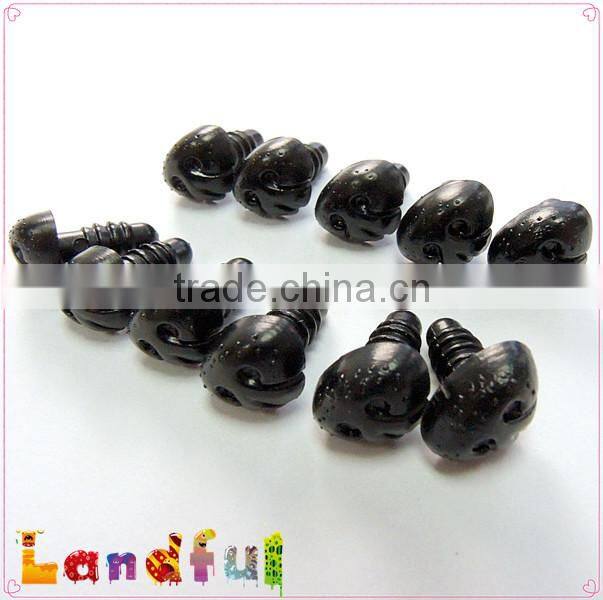 Triangle Textured Black Stuffed Animal Nose Bears Nose Puppet Nose