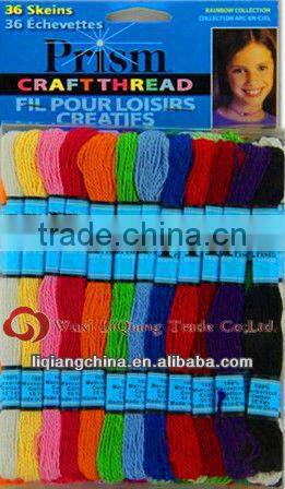 cotton bracelet thread for kid's DIY knitting