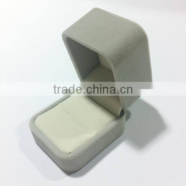 Soft Flocked Velour Jewelry Box Ring Box Gift Packing