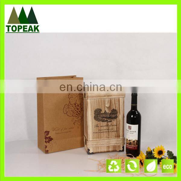 New product 2016 2 bottles wine wooden box