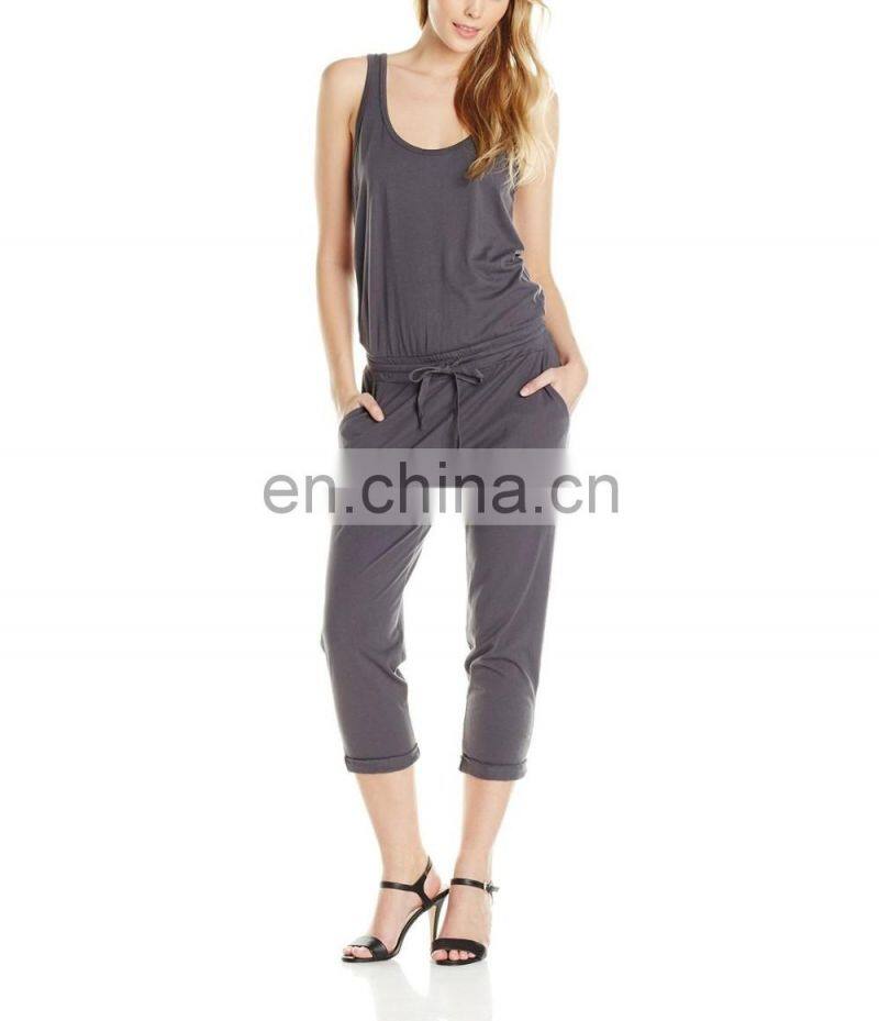 Sleeveless Fashion custom rompers jumpsuits women 2016