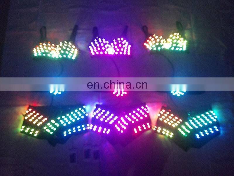 light amazing LED dress costume party show LED Bra