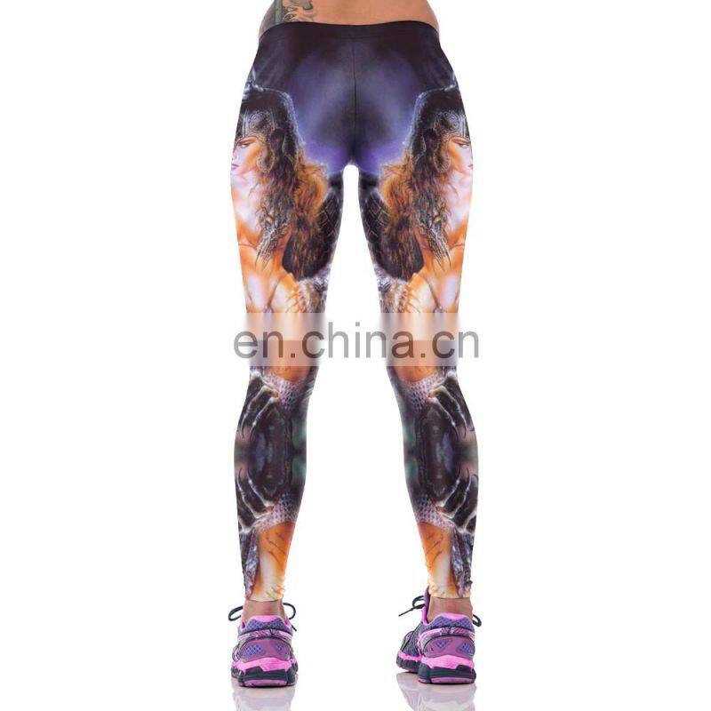 Whoesale Printed Yoga Fitness Pants Capri Sexy Leggings For Women