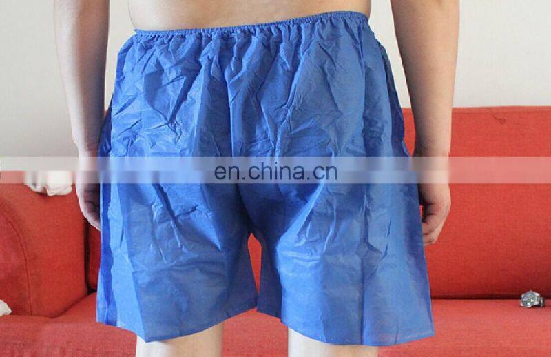 high quality men disposable PP PE hotel Briefs boxer underwear
