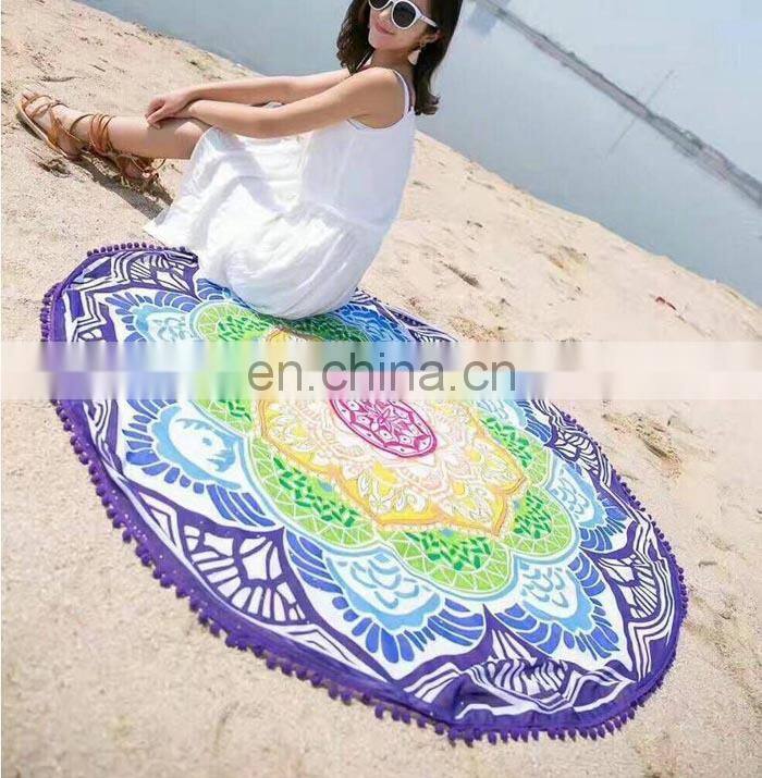 fashion custom wholesale turkish beach towel with tassels