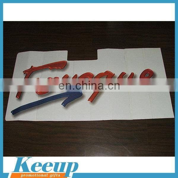 Custom Cardboard Car Window Sun Visor With Full Color Logo Printed