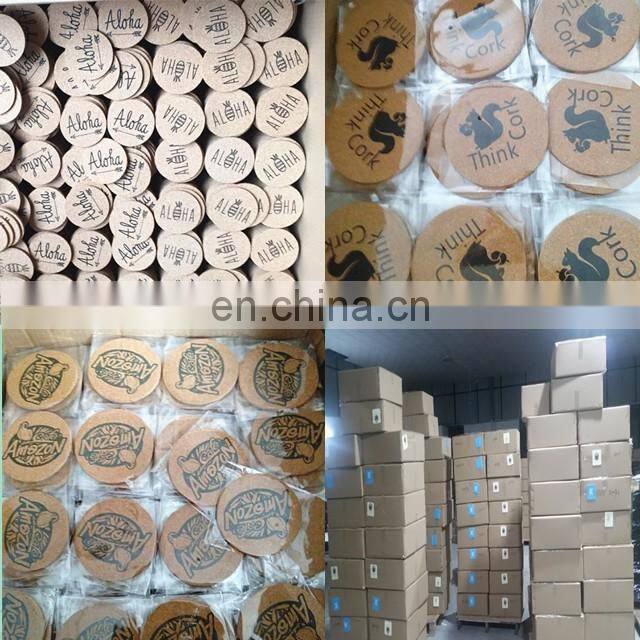Home decoration souvenirs cup cork coaster wholesale